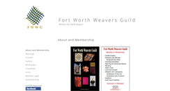 Desktop Screenshot of fortworthweaversguild.org