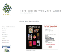 Tablet Screenshot of fortworthweaversguild.org